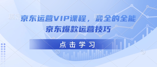 京东运营VIP课程,最全的全能京东爆款运营技巧插图 京东运营VIP课程,最全的全能京东爆款运营技巧